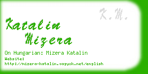 katalin mizera business card